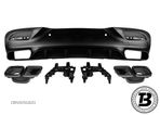 Difuzor Bara Spate cu Ornamente compatibil cu Mercedes GLE Coupe C292 AMG - 2