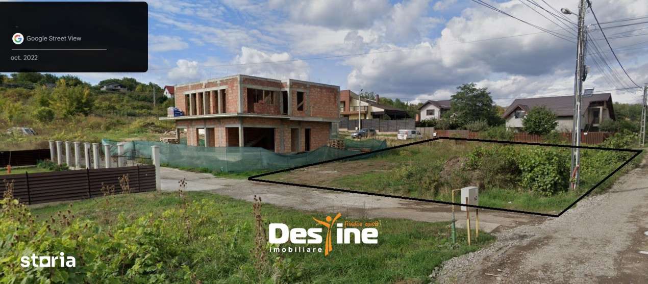 Teren intravilan 420 mp 2 fronturi stradale 20m  Bucium Lidl - Imagine principală: 1/3