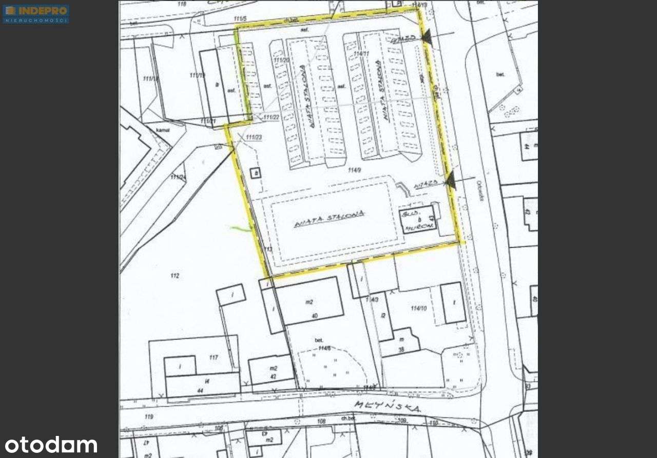 Działka inwestycyjna utwardzona z budynkami - Pełny obrazek: 5/5