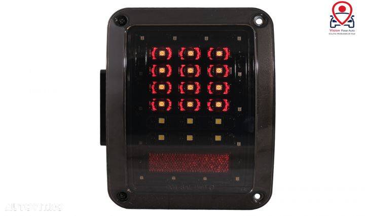 Stopuri Full LED compatibil cu JEEP Wrangler JK (2007-2017) Fumuriu Tuning Jeep Wrangler JK 2006 20 - 2