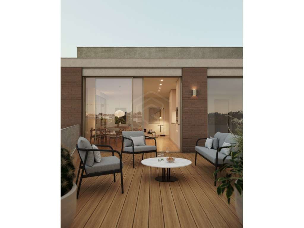 Apartamento T3 novo em S. Felix da Marinha com varanda - Grande imagem: 3/25