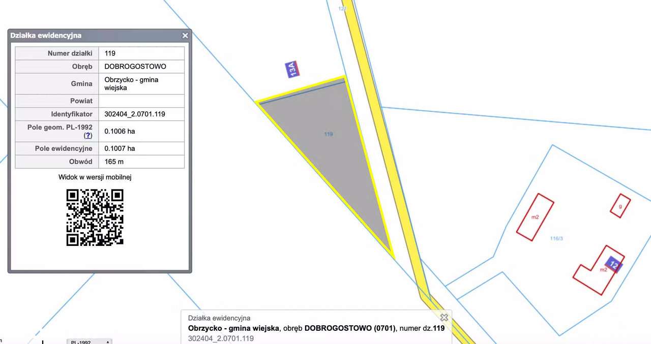 Działka 1007 m2 w Dobrogostowie na sprzedaż. - Pełny obrazek: 4/4
