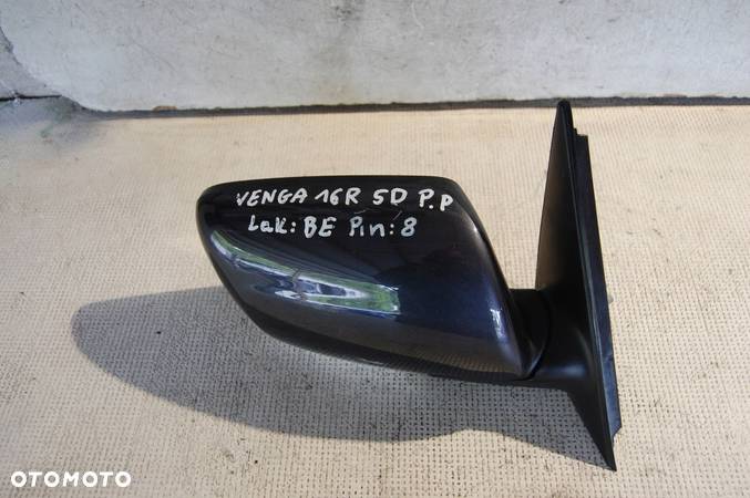 KIA VENGA LIFT LUSTERKO PRAWE 87610-1P040 8PIN EU - 2