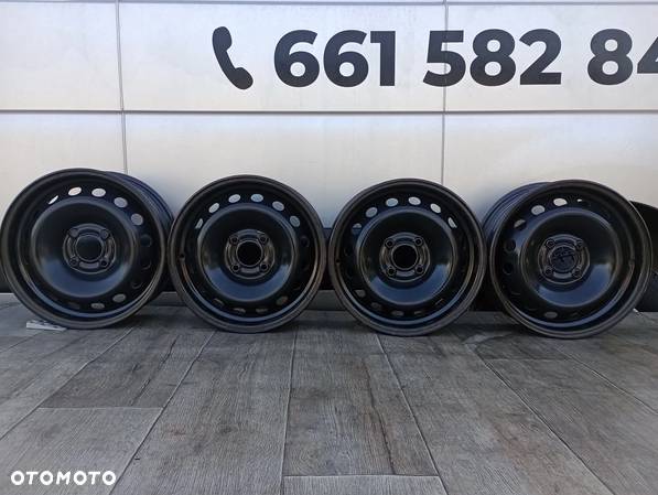 FELGI STALOWE 4x100 R14 ET36 5,5J Renault Clio Kangoo Megane Scenic Thalia Twingo - 1