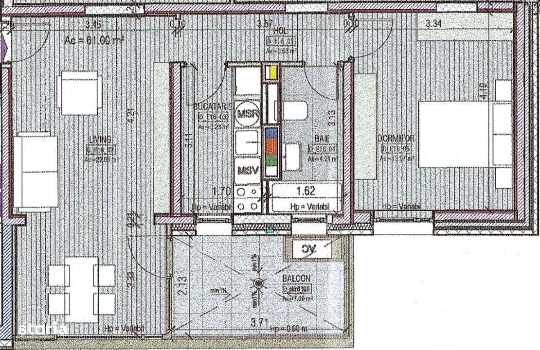 Apartament nou cu 2 camere Parcul Circului | + TVA-9