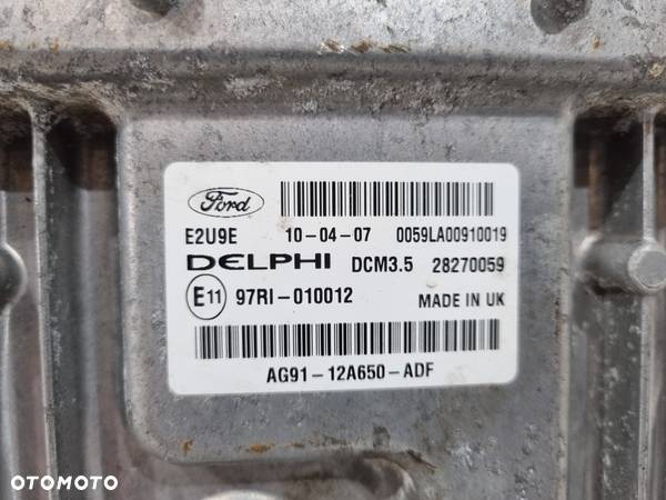 FORD MONDEO MK4 S-MAX GALAXY 2.0 TDCI KOMPUTER STEROWNIK SILNIKA AG91-12A650-ADF - 5