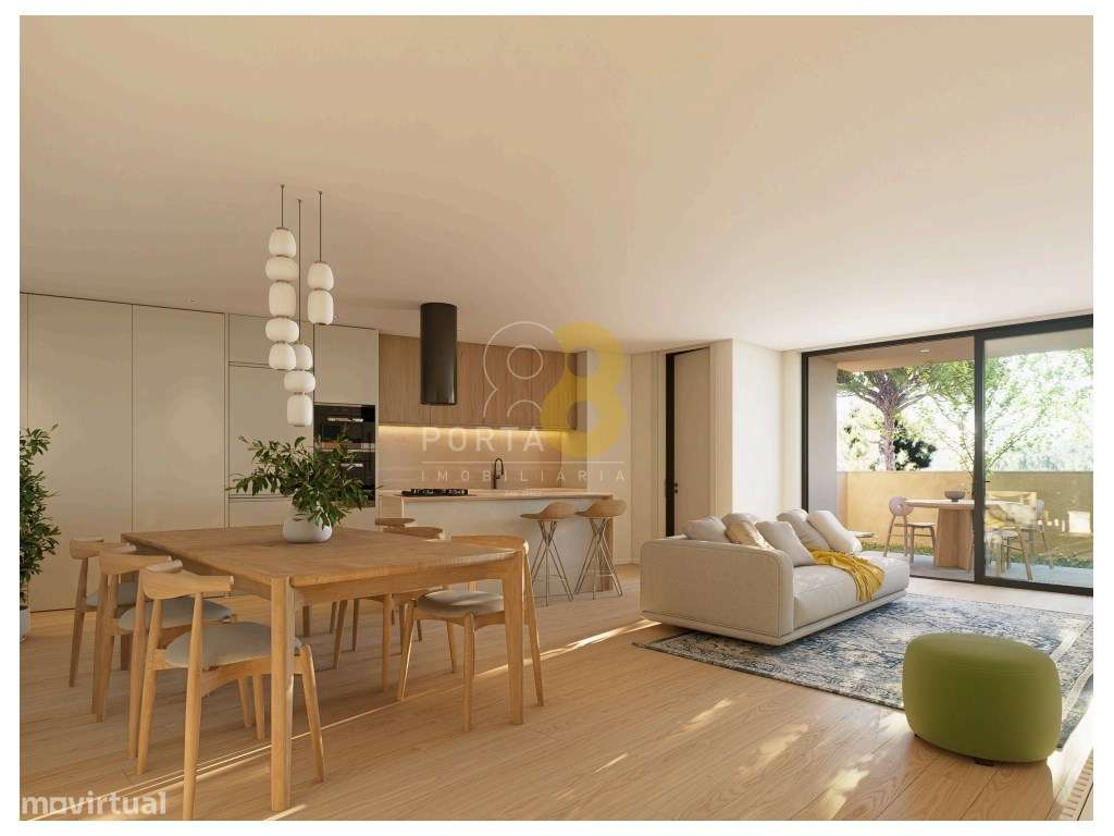 T2 com varanda, condominio Fechado com Piscina na Madalena - Vila N...-6