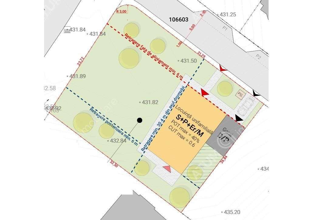 Teren intravilan de 3220 mp cu PUZ aprobat si utilitati in Sura Mare - Imagine principală: 4/10