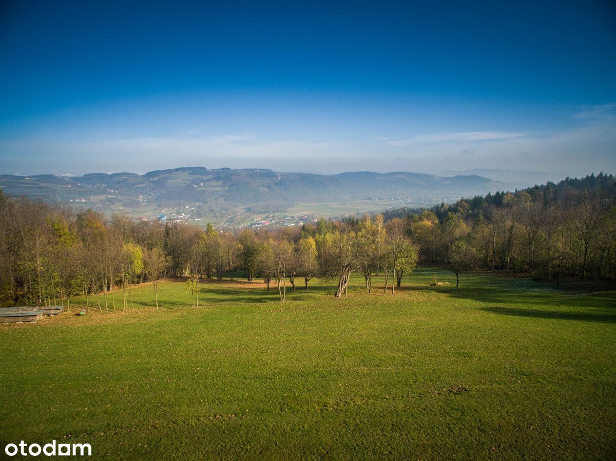 Działka pod dom z bali | Jezioro Rożnowskie