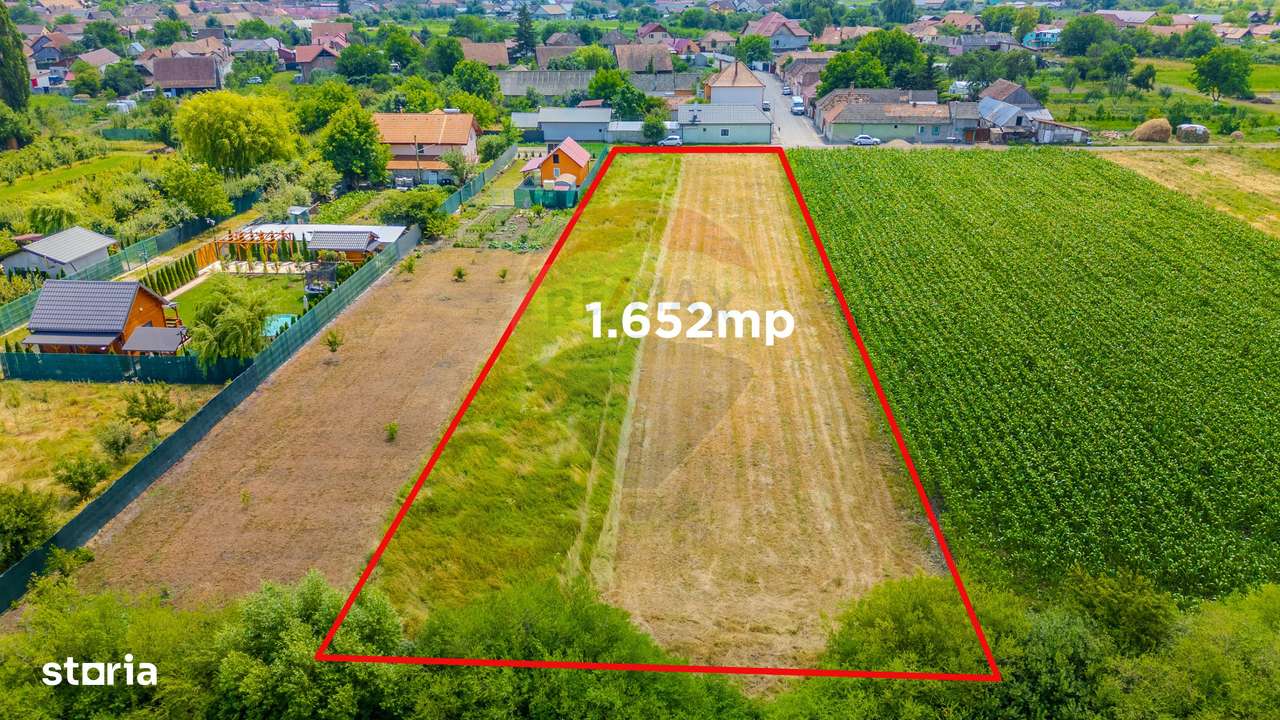 COMISION 0% | Teren intravilan | Bod, strada Avram Iancu - Imagine principală: 5/6