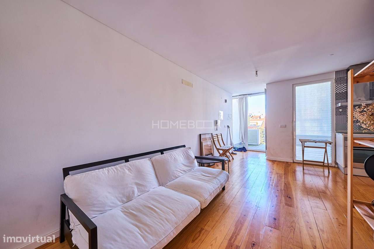 Apartamento T1 mobilado com terraço em Santo Antonio - Grande imagem: 3/14