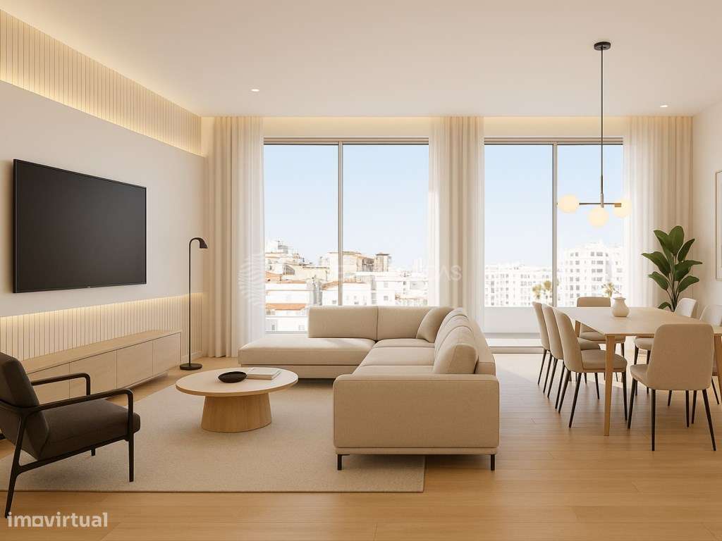 T2 Duplex c/ duas varandas em Nova Construção na Costa da Caparica. - Grande imagem: 4/57