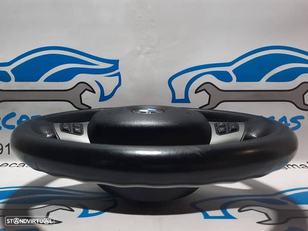 VOLANTE GUIADOR COMPLETO BMW SERIE 1 E81 SERIE 1 E87 E82 E88 SERIE 3 E90 E91 E92 E93 X1 E84 PELE AIRBAG COMANDOS MULTIFUNÇÕES CONTROLO - 3