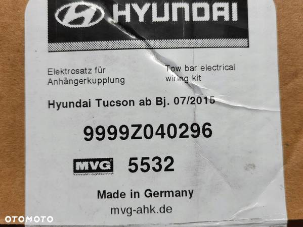 Nowa Oryginalna Wiązka Haka Holowniczego Hyundai Tucson TL 15- 9999z-040296 - 3