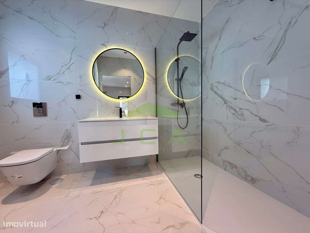 Moradia V3 nova com jardim, na zona dos Pousos-14