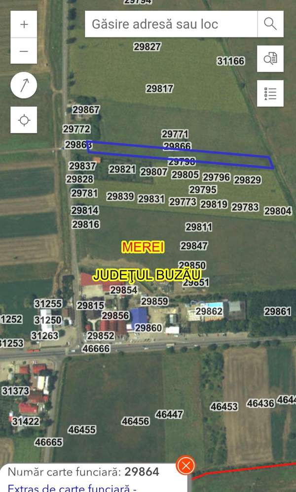 Teren 4700mp zona Merei - schimb cu apartament ! - Imagine principală: 4/4