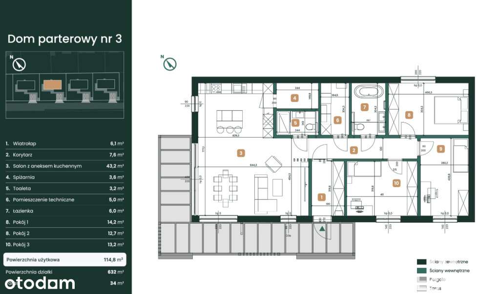Dom wolnostojący - Gaj | 115m2 | 6a | prowizja 0% - Pełny obrazek: 5/20