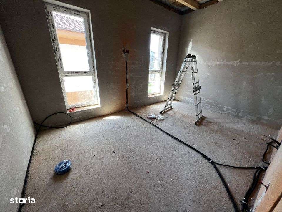 Duplex semifinisat, 120 mp, pompa de caldura, zona Ioan Rus. - Imagine principală: 4/19