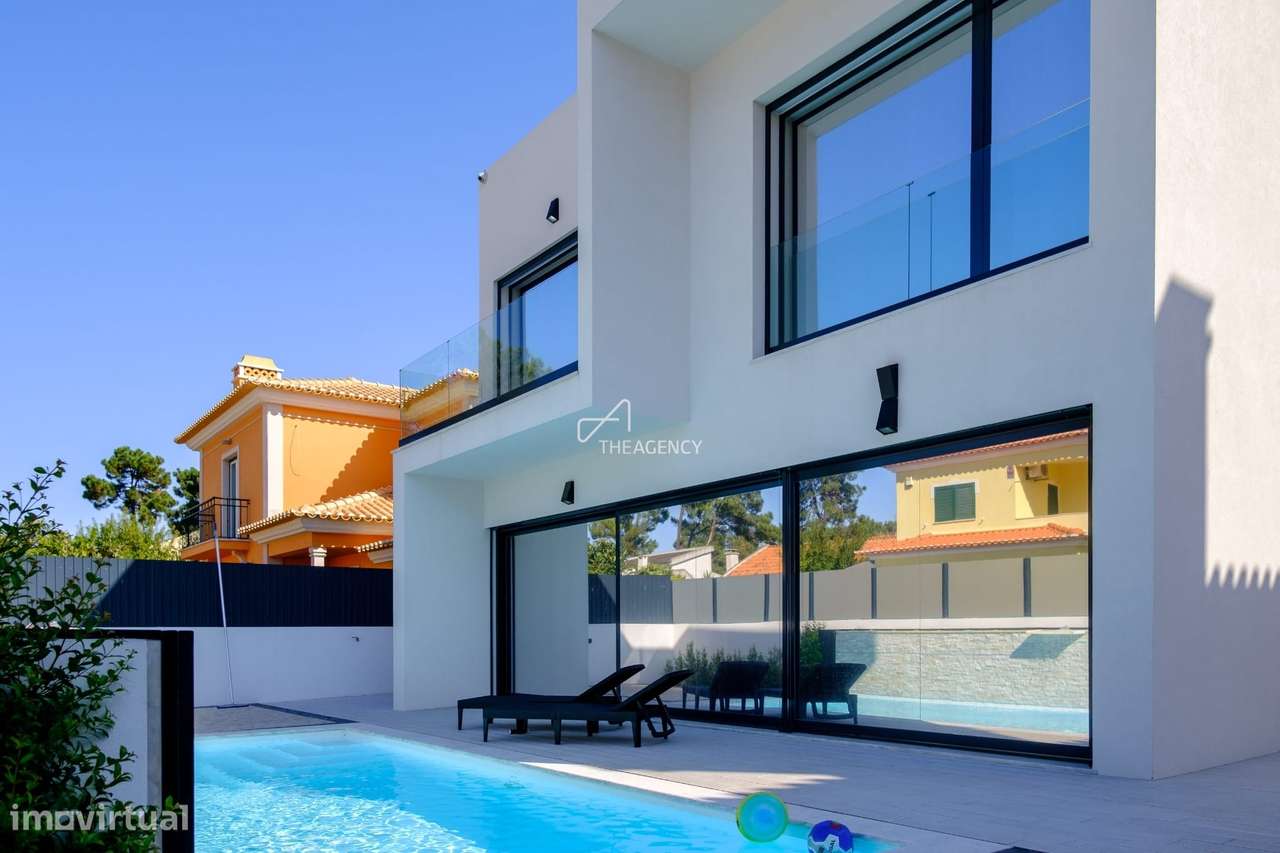 Aroeira | Exclusiva Moradia T4 de Design Contemporâneo com Piscina e a - Grande imagem: 2/37