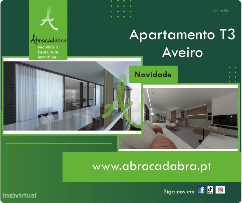 Apartamento T3 localizado São Bernardo, Aveiro!
