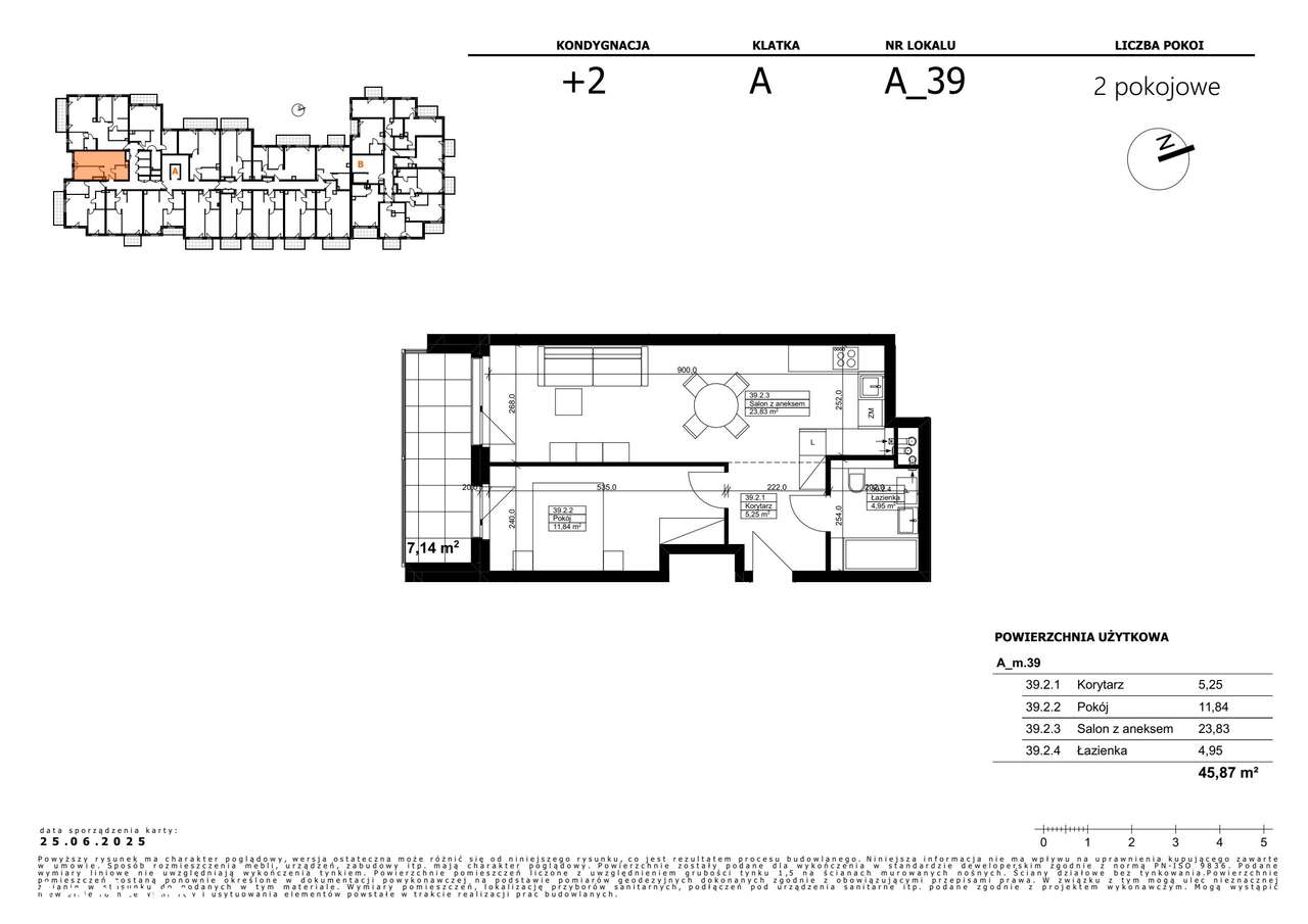 Wilkońskich 3 | mieszkanie 2-pok. | A_m.39 - Pełny obrazek: 2/7