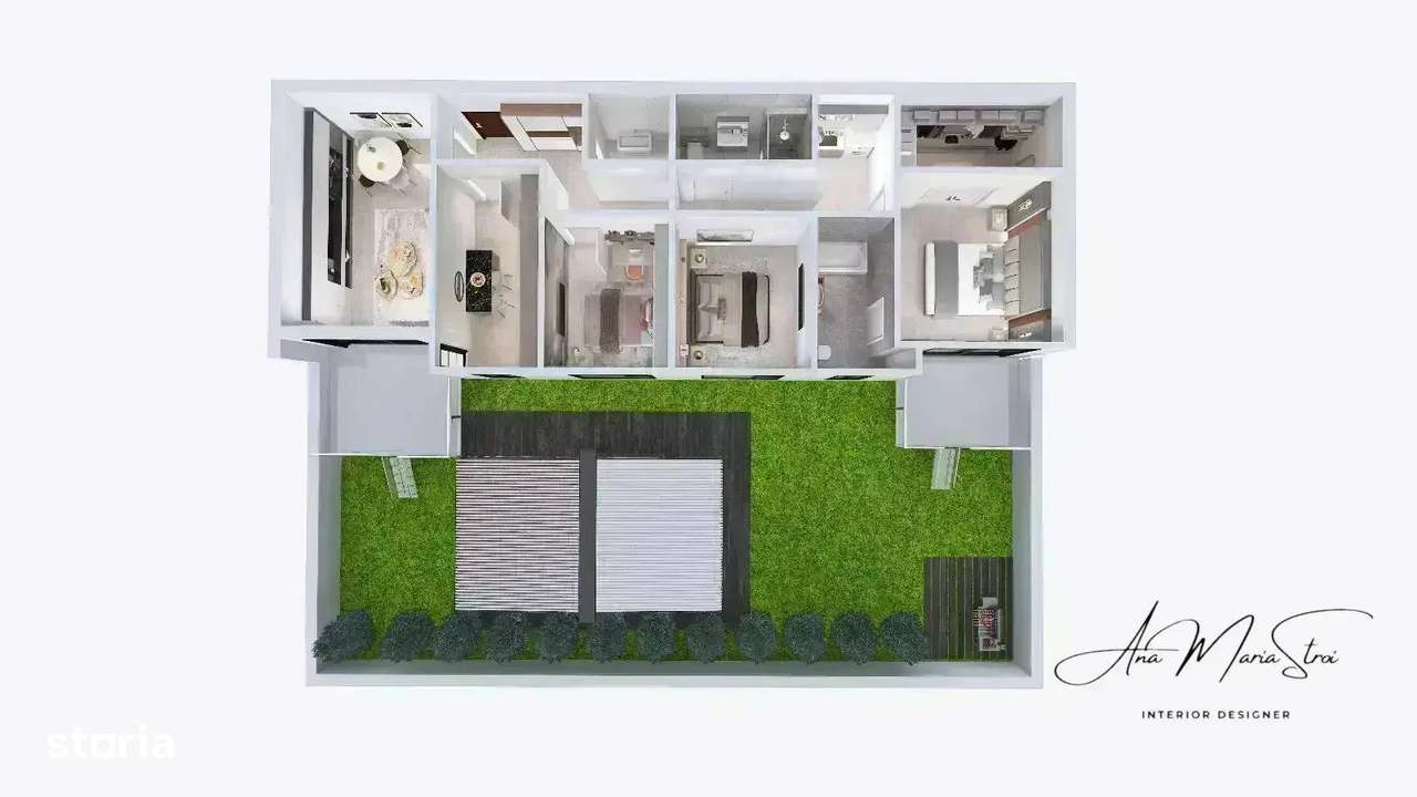 4 Camere/ 110mp utili/ 93mp gradina/ 3 bai/ 15 min metrou 1 Decembrie-2