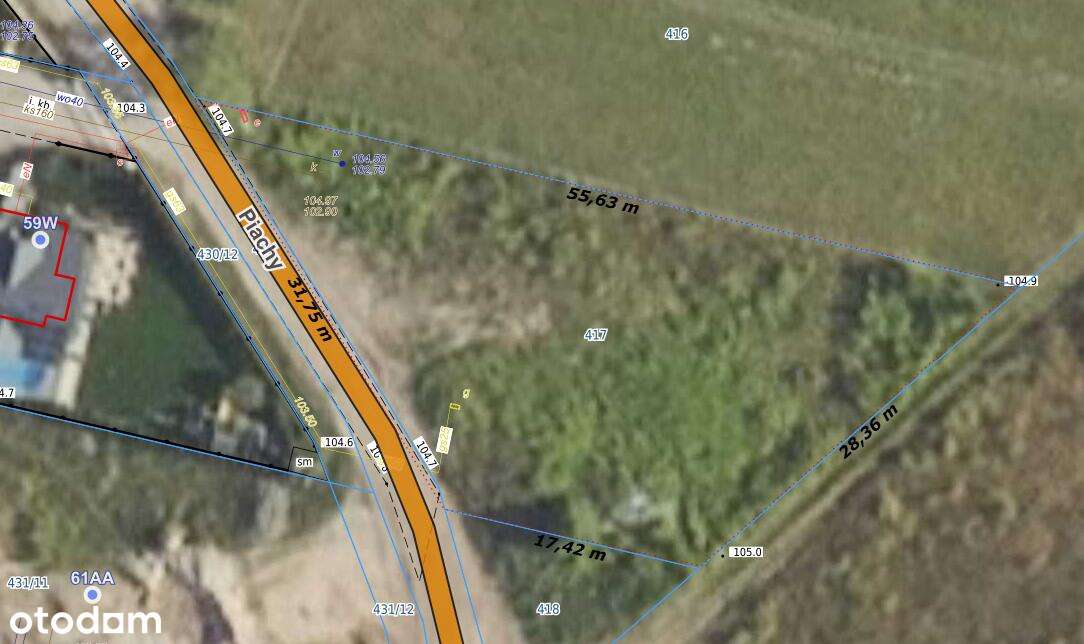 DZIAŁKA pod DOM Jednorodzinny lub Bliżniak-6