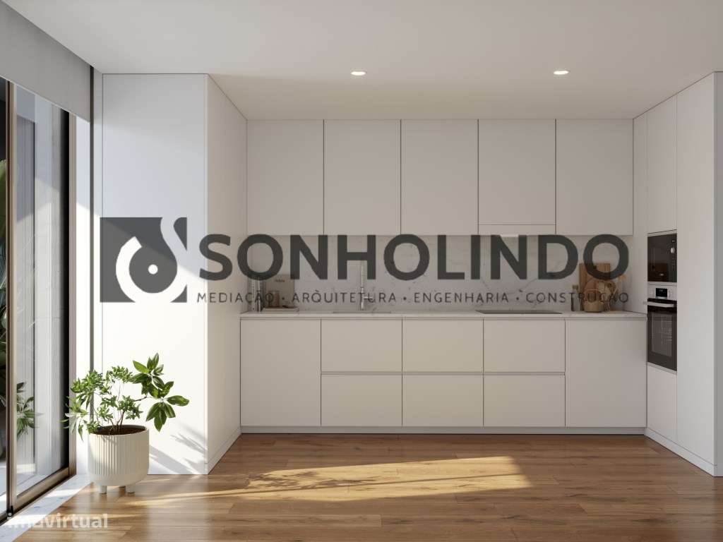 Moradia T3 nova de 3 frentes, próximo à praia de Miramar, a apenas ...-3