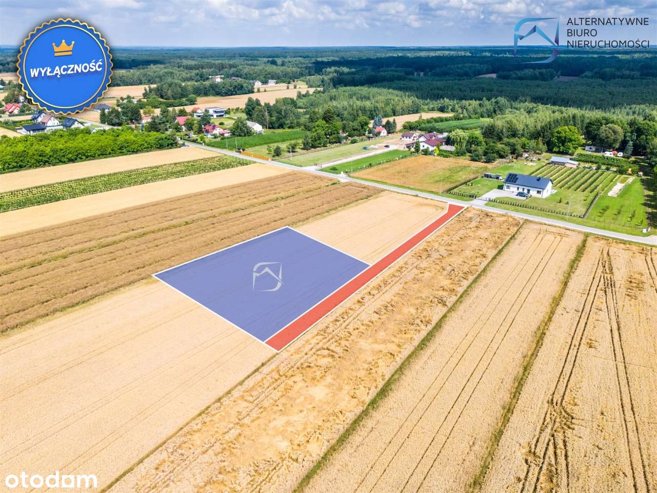 Działka budowlana w Zawieprzycach gm. Spiczyn - Pełny obrazek: 5/8