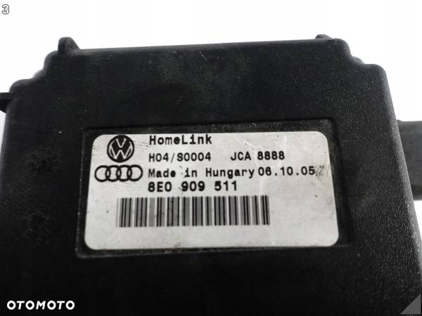 AUDI A4 8E0 B6 B7 A6 S4 4F0 C6 TT 8N0 Q7 4L0 MODUŁ STEROWNIK BRAMY HOMELINK - 4