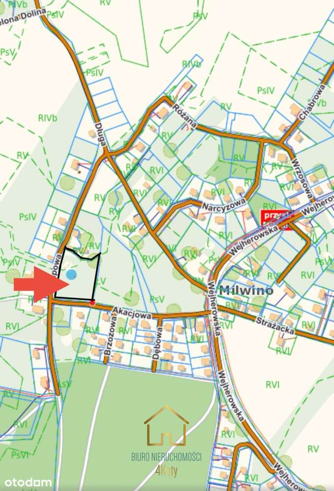 Działka z WZ 4900 m2 Milwino-10