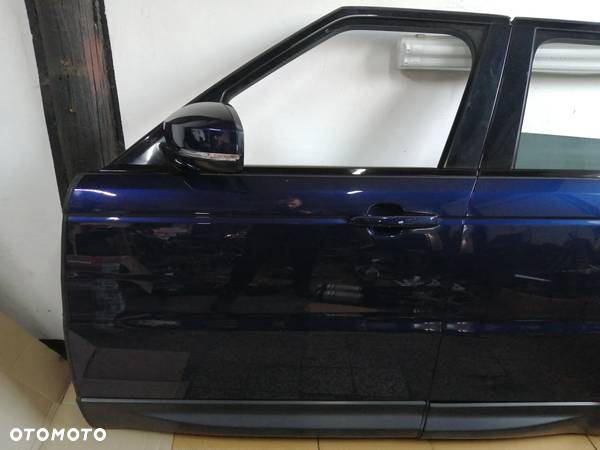 RANGE ROVER SPORT 2 II 13-17 L494 3.0D HSE KOLOR  LOIRE BLUE LRC 942 DRZWI PRZÓD PRZEDNIE TYŁ TYLNE LEWE LUSTERKO KOMPLETNE - 2