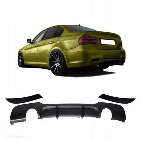 Tylny dyfuzor Matt Black BMW 3 e90 e91 M-Pakiet M-PERFORMANCE M3 335i 335d - 1