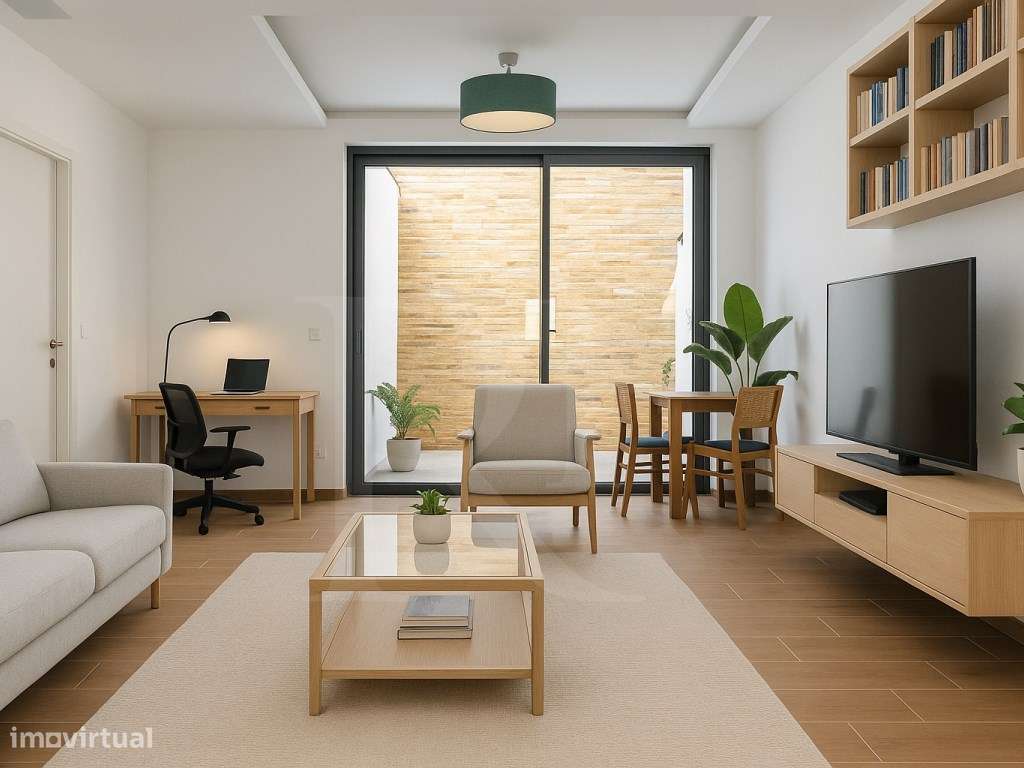 Moradia T3 com terraço e logradouro no Restelo, junto ao Mosteiro d...-9