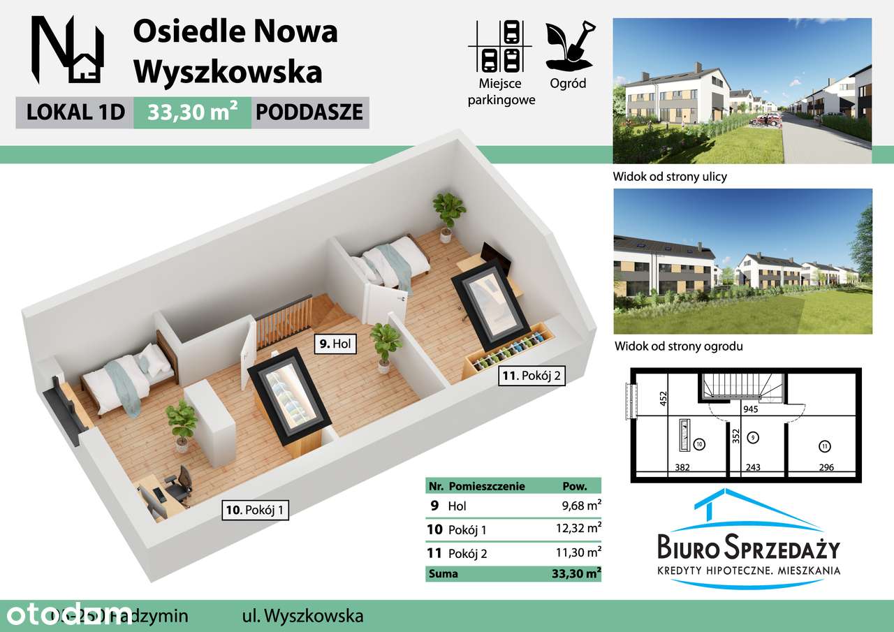 SKRAJNY SEGMENT+1MP+OGRÓDEK 55m2 - Pełny obrazek: 4/10