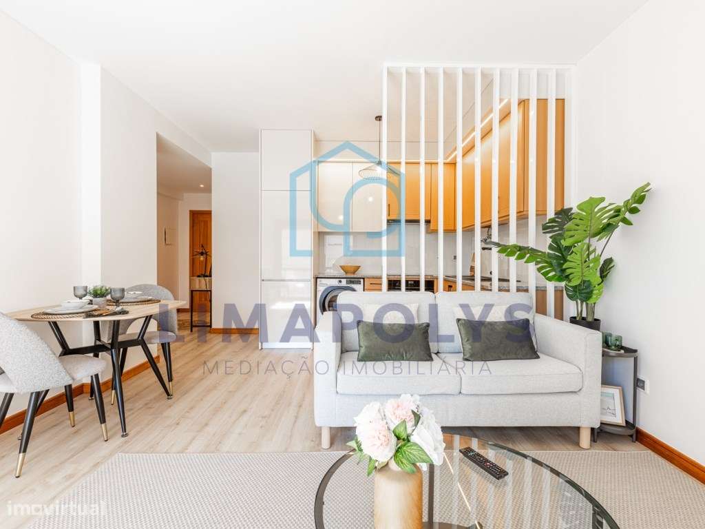 Elegante apartamento T1 renovado com lugar de garagem-4