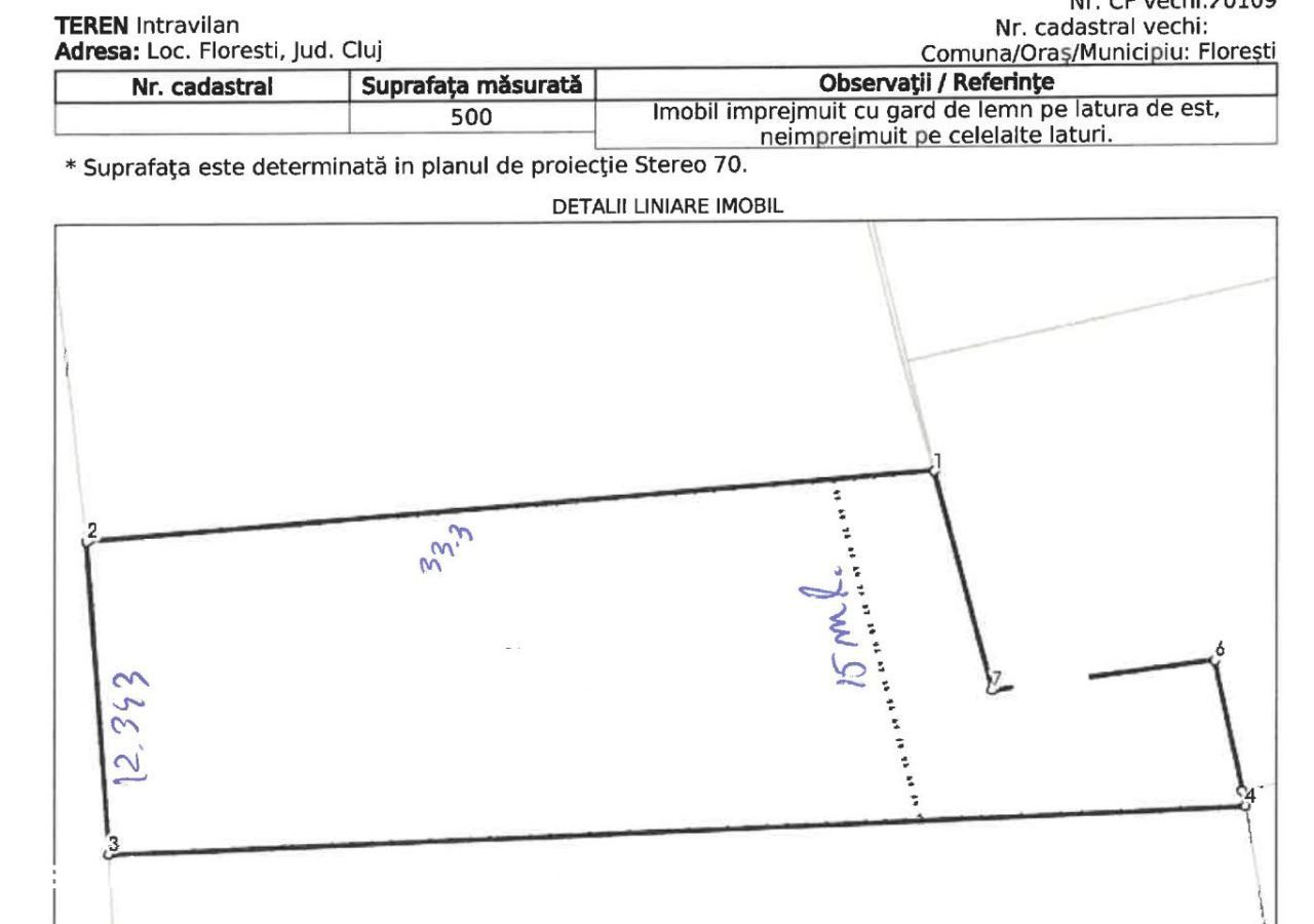 Teren intravilan constructie casa individuala,zona Tautiulu