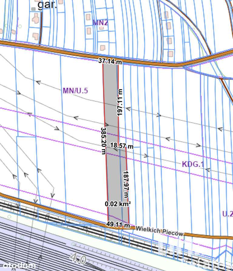 działka mieszkaniowo - usługowa | Nowa Huta - Pełny obrazek: 3/4