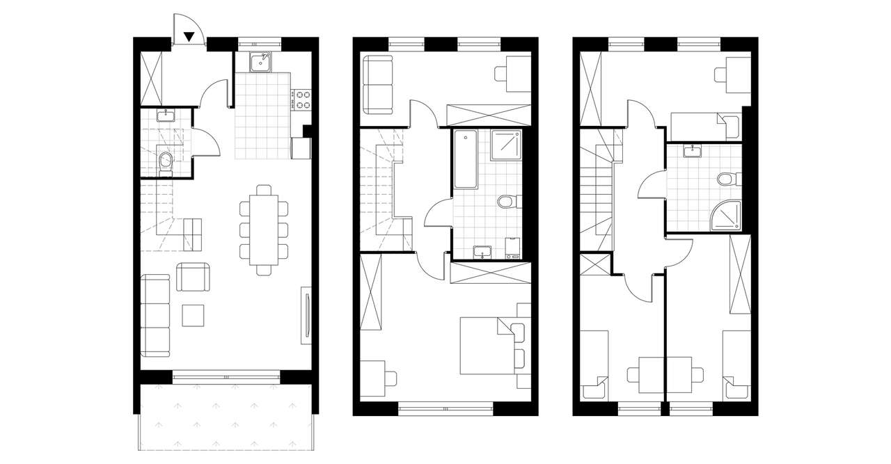 6-pokojowy dom 123m2 + ogródek Bezpośrednio - Pełny obrazek: 5/10