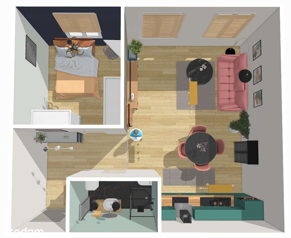 2 pokoje blisko centrum | centralne ogrzewanie | odnowiony budynek-0