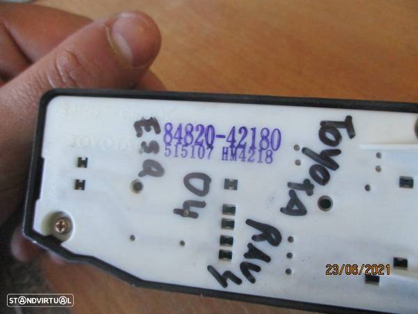 Interruptor 8482042180 TOYOTA RAV 4 2004 VIDROS - 3