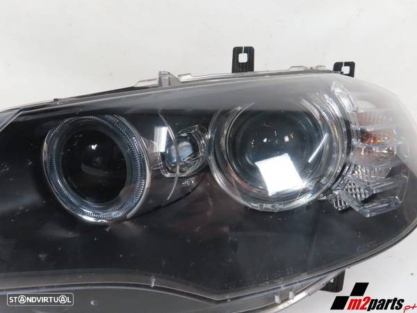 Farol Xenon Esquerdo Seminovo/ Original BMW X6 (E71, E72) 63117287009 / 7271357 - 2