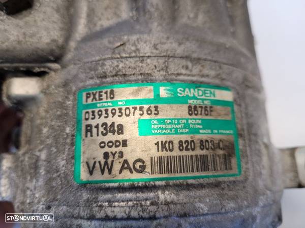 COMPRESSOR DE AC 1K0199555 AUDI A1 A3 A4 Q3 SEAT LEON SKODA OCTAVIA VW GOLF - 4