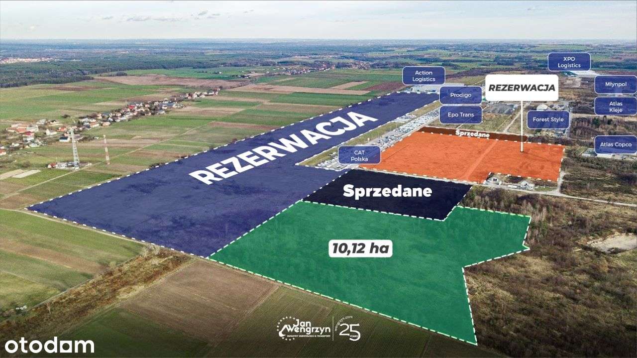 10 ha tuż przy autostradzie A4, MPZP, media, zjazd-9