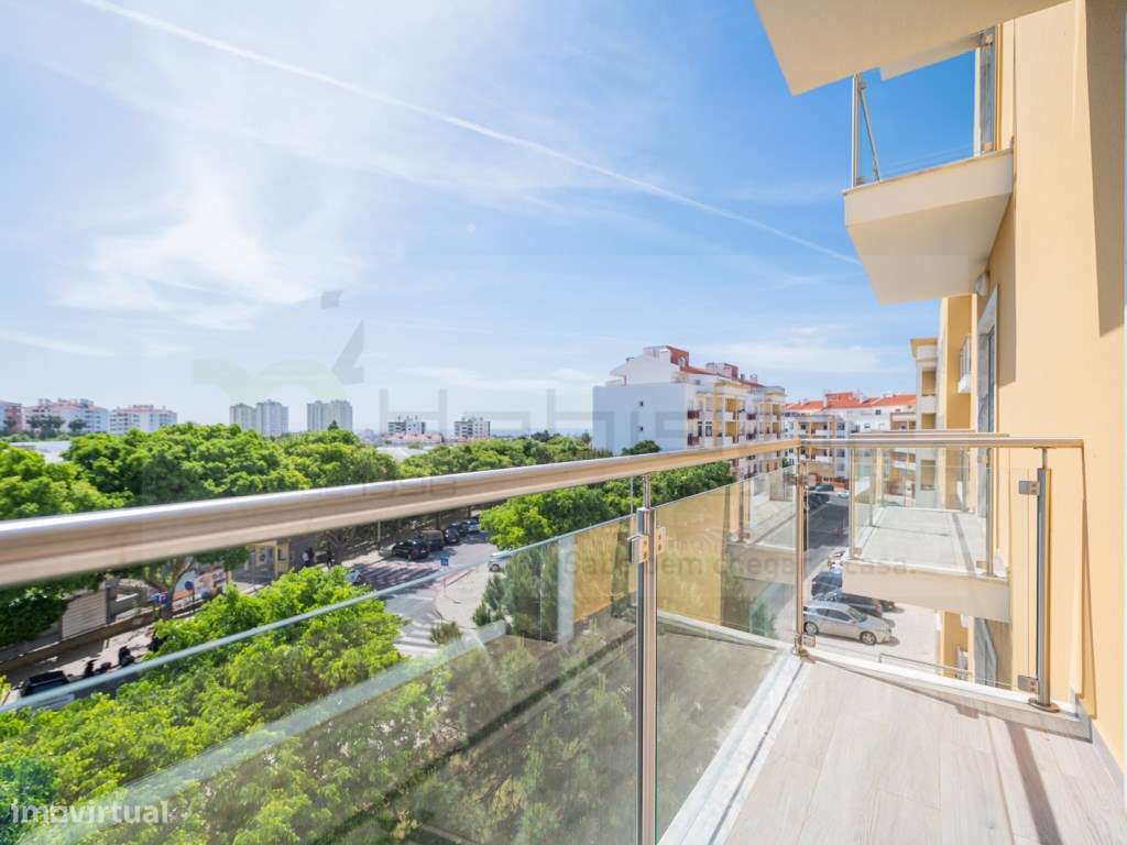 T2 novo na Parede com vista mar-5