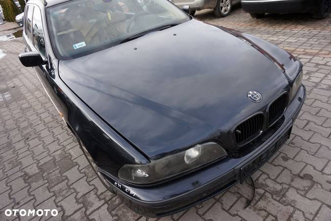 MASKA ZDERZAK BŁOTNIKI LAMPY 5 E39 LIFT 303  BMW 2000-2004 CZARNY COSMOSSCHWARZ PRZÓD KOMPLETNY - 3