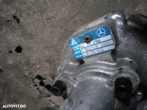 Turbina/Turbosuflanta Bi-Turbo Mercedes E-class W212 2.2 CDI 2012 cod A6510905780, A6510906180000 - 3