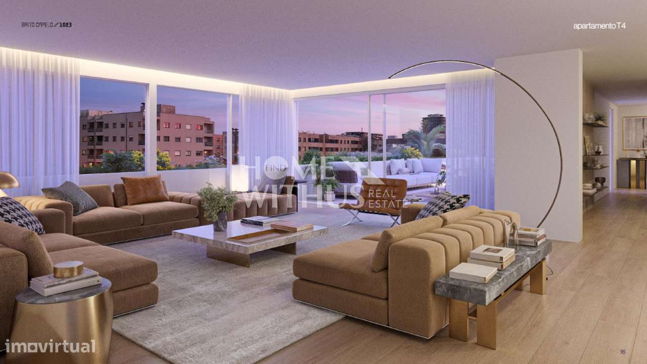 PENTHOUSE T4 em Matosinhos Sul-1