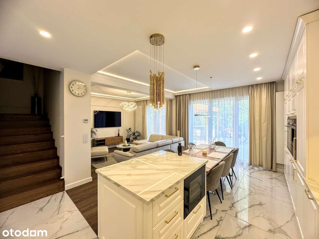 Gotowy szereg + garaż + taras + ogród 315m2 z jacuzzi i sauną-Jagodno - Pełny obrazek: 4/20