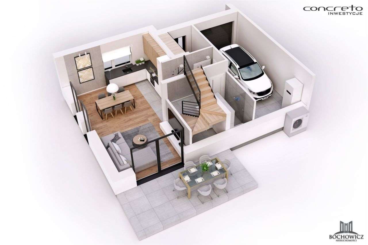 Smolec Kościcelna -bliźniaki z ogródkami i garażem-8